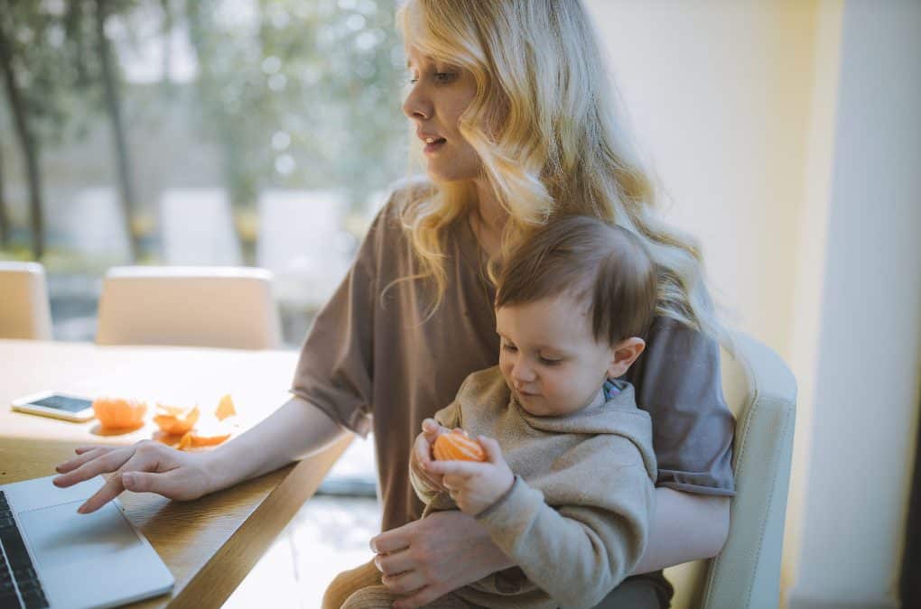A Baby Eating Orange | MUM CFOS