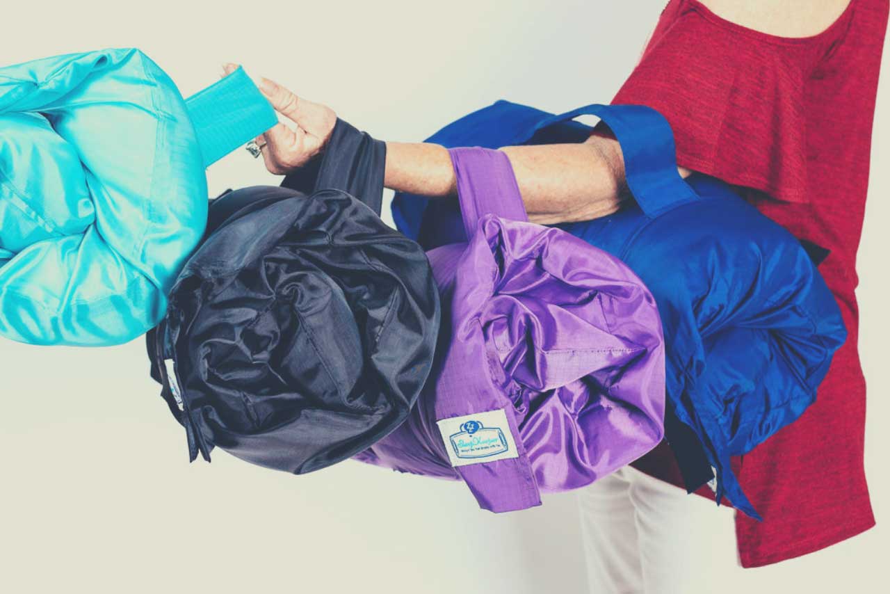 Travel light… with your own full-sized pillow