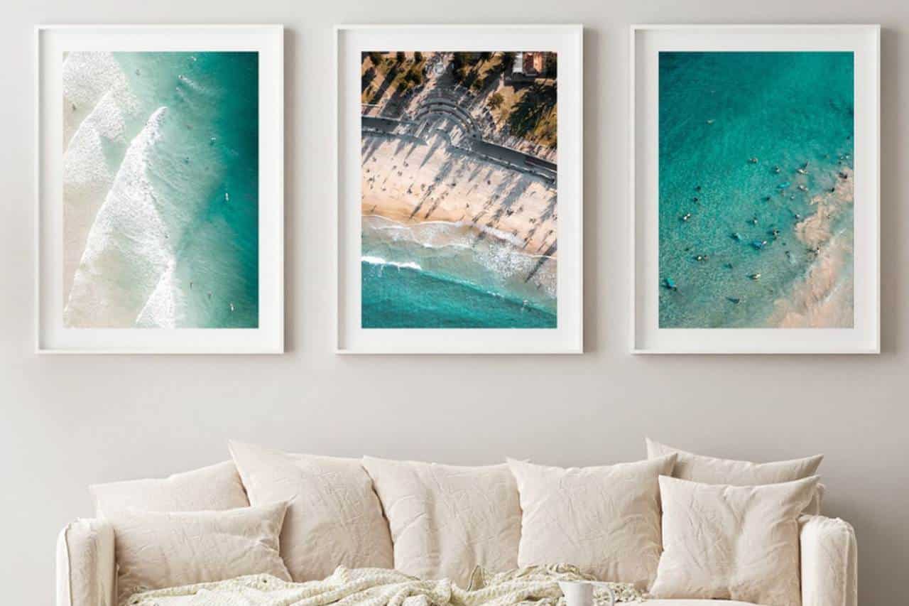 Decorating your home with coastal wall arts: make your home feel like a natural, soothing paradise