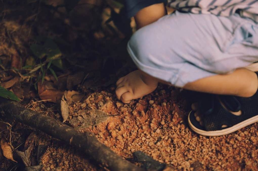 Getting adults on board with messy nature play